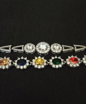 Women’s Multicolor Lot Of 2  Crystal Tennis Bracelet - Unbranded